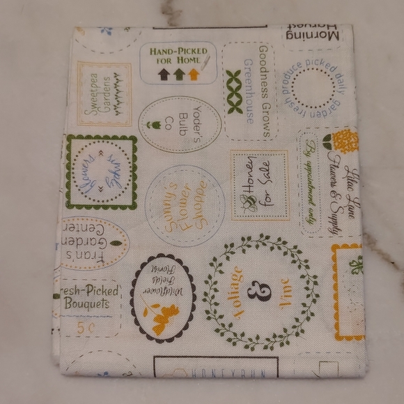 Vintage Riley Blake Yellow Blue Tan and White Floral Spring Retired Fabrics - Picture 8 of 10